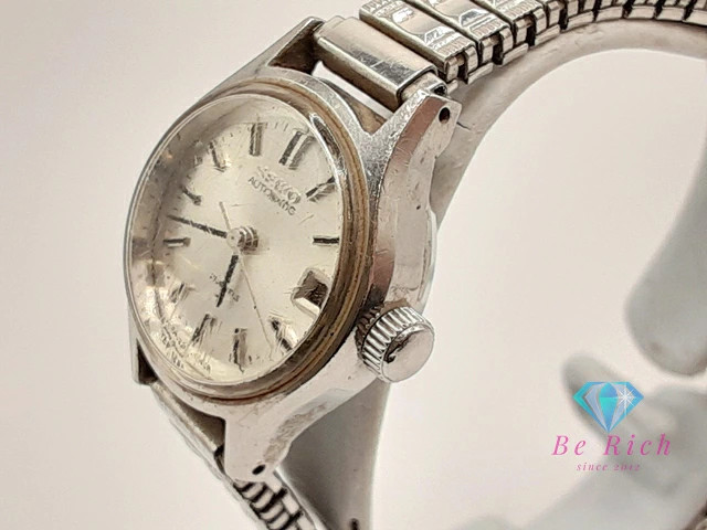 [A1R] SEIKO 21 Jewels Automatic Ladies 2205-0040 SS [w9z]