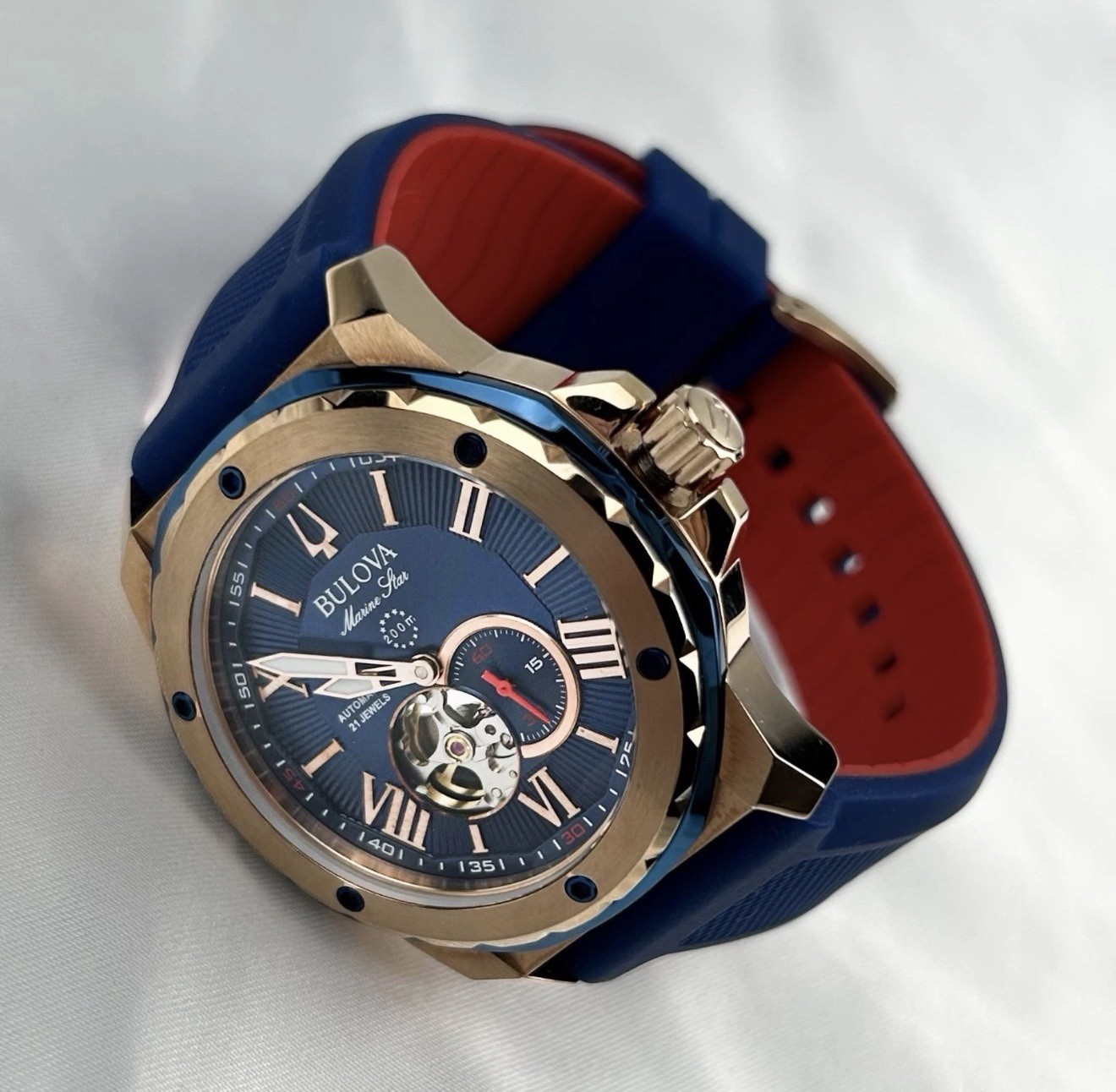 Bulova Marine Star Rose Gold Automatic