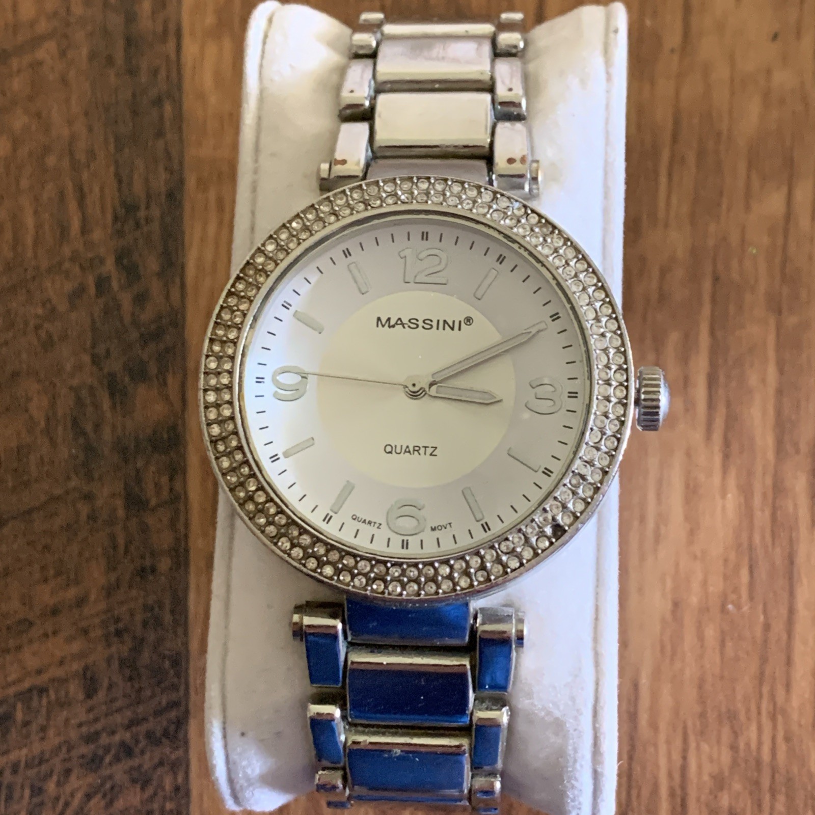 Massini Women’s Crystal Accent Watch New Battery
