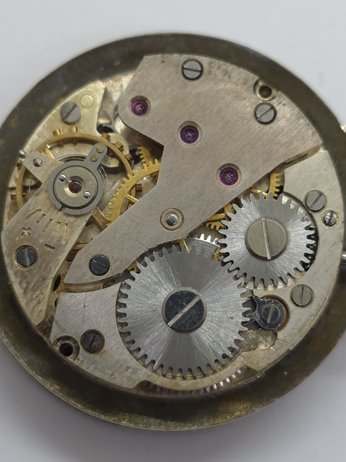Vintage Watch Movement Cal. Cupillard “233 New” 1950 Good Balance MVT Holder