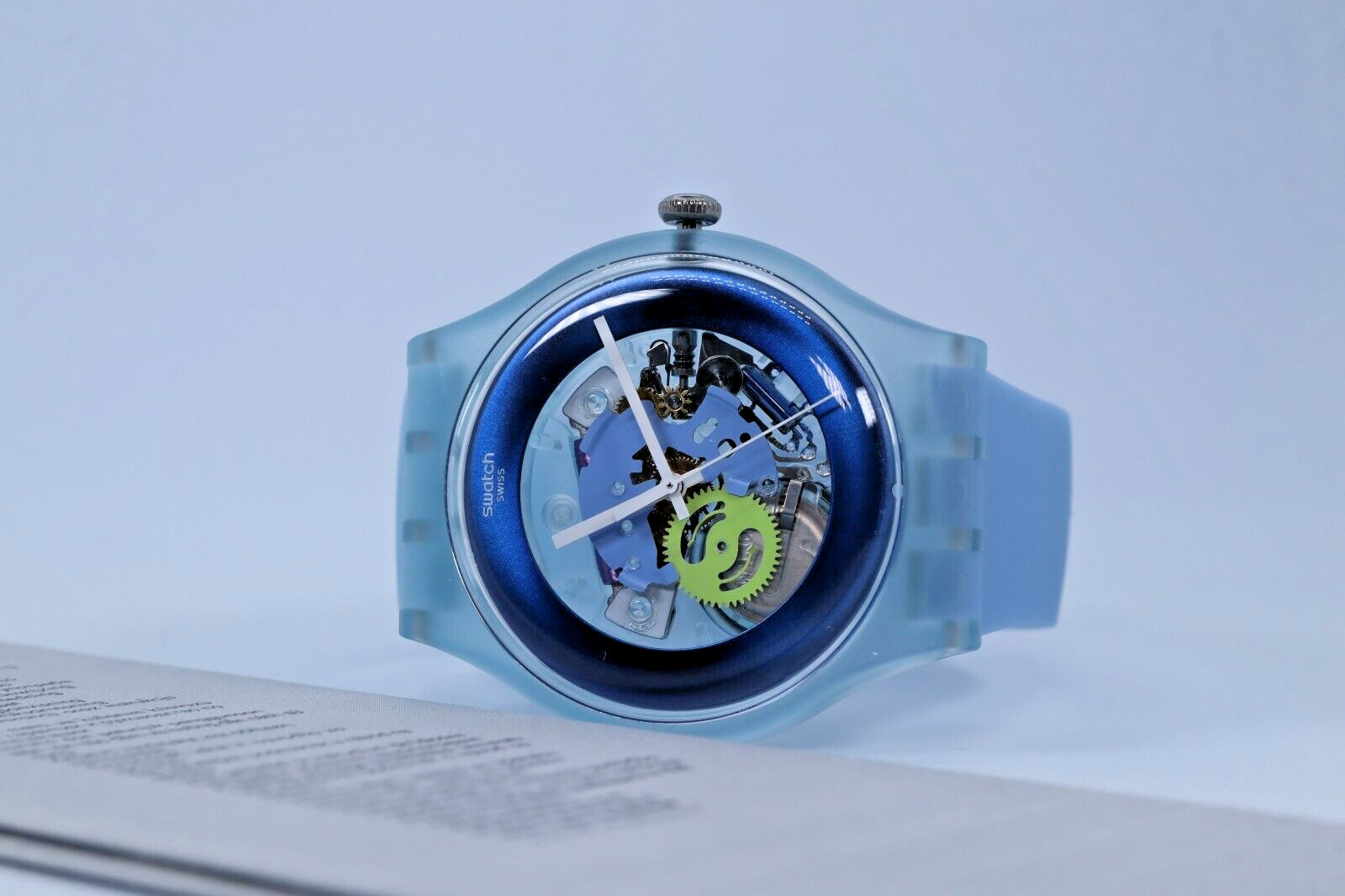 New limited Swiss Swatch New Gent 41MM Cool Me Watch SUOS100 Adult Unisex Blue