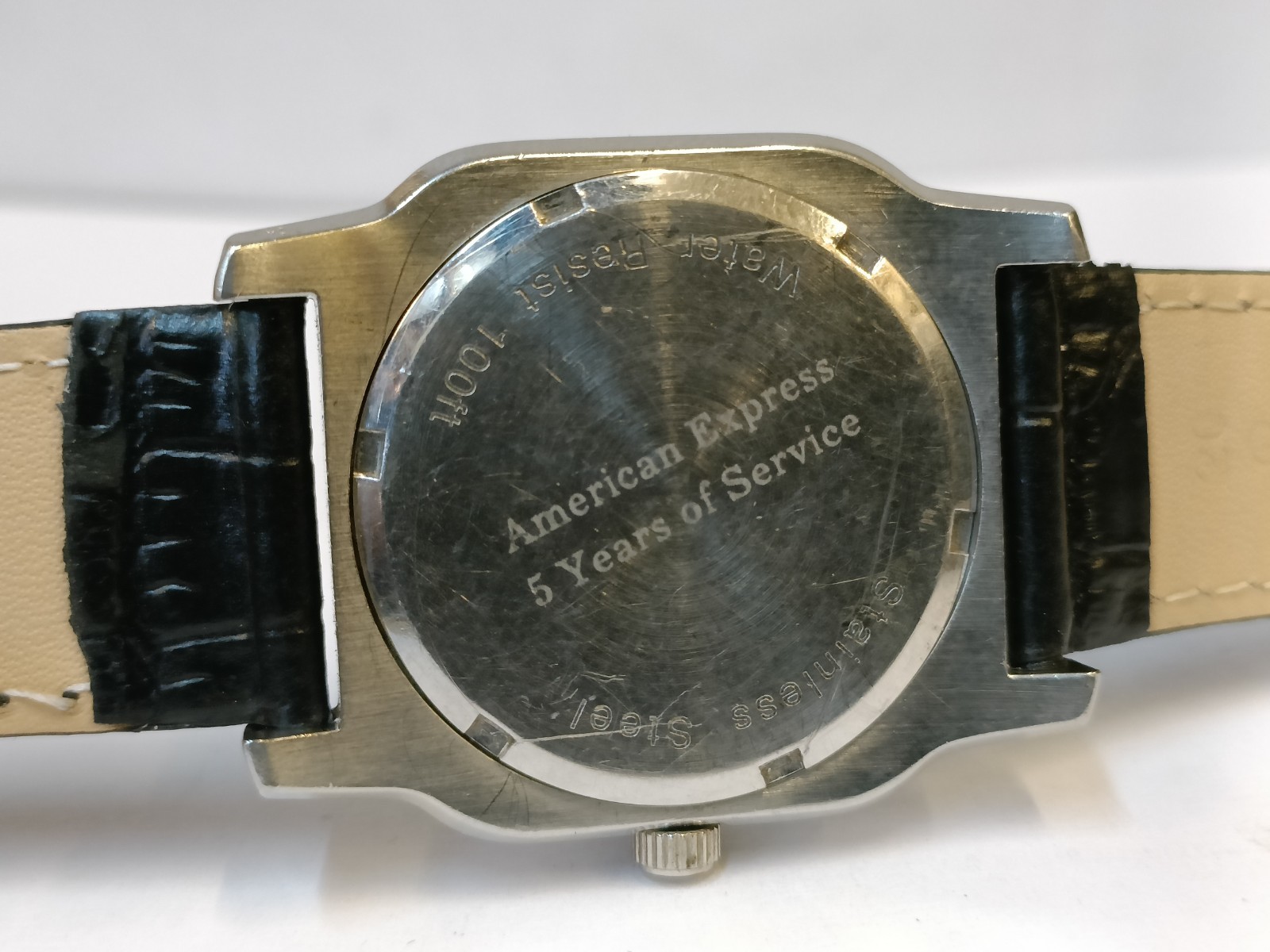 ADVERTISEMENT AMERICAN EXPRESS 5 YEARS OF SERVICE TIME AMERICA QUARTZ MEN’S WORK
