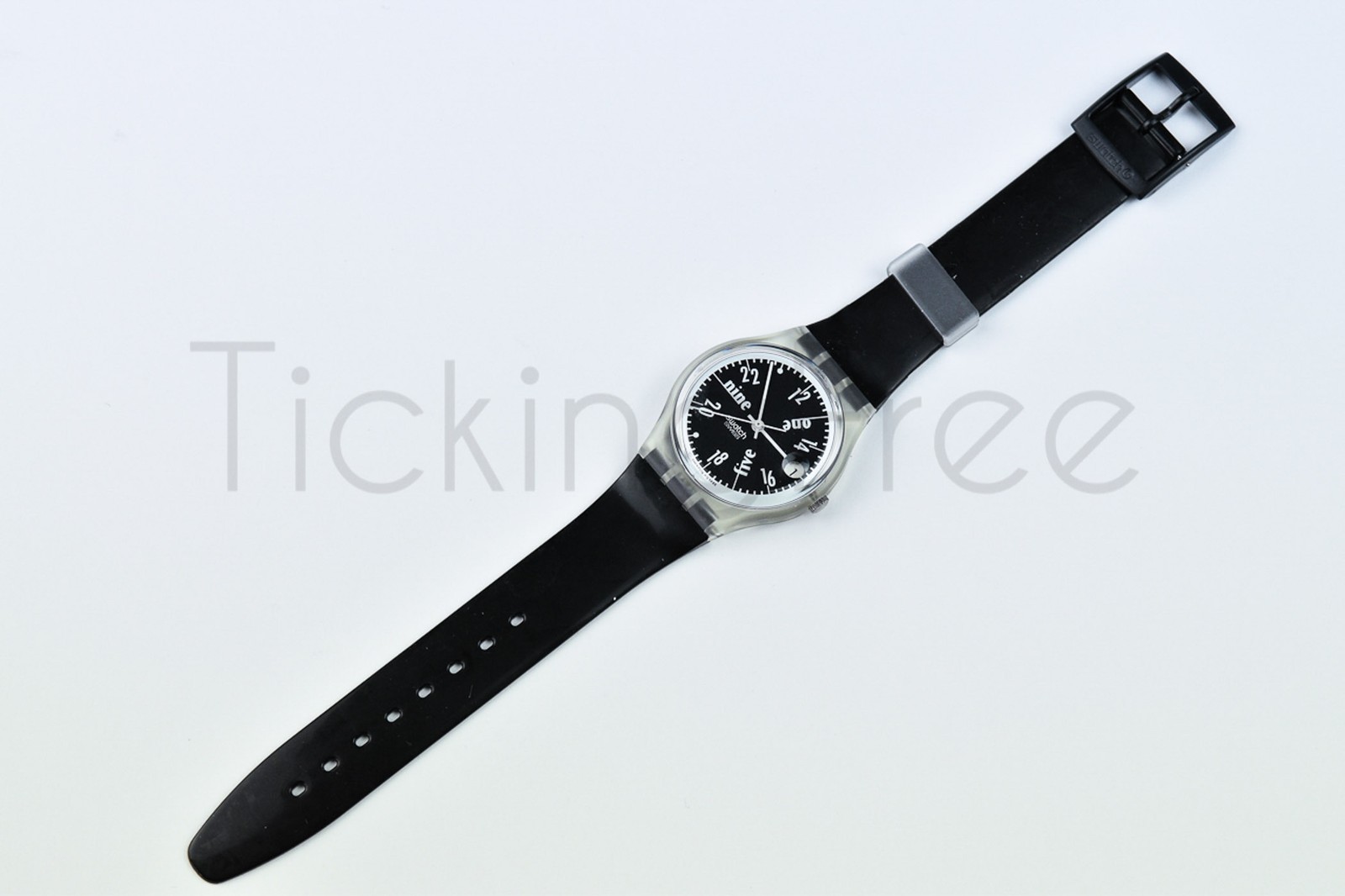 SWATCH STANDARDS 1996 – GK406 – BLACK JET – New