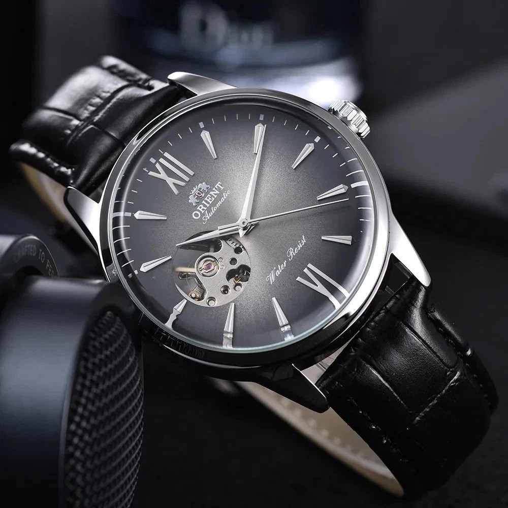 Orient Watch Bambino Classic Men Luxury Gift Automatic Mechanical Leather Strap