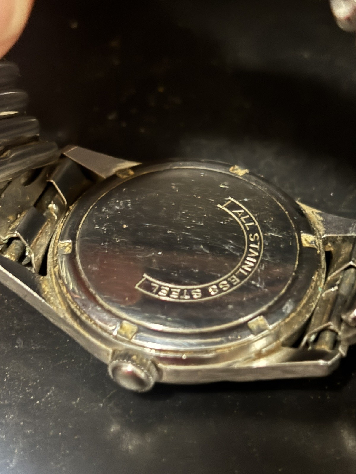 Vintage Carlisle De-Luxe Mechanical 21 Jewel Manual Wind Men’s Watch Runs