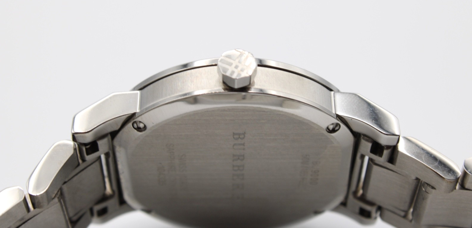BURBERRY THE CITY Stainless Steel Silver Unisex Watch BU9000