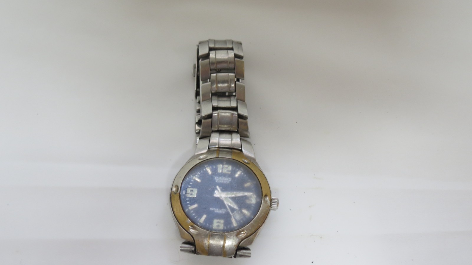 Casio Watch Edfice 2719 10 Bar EF-108 Braclet Band Works Needs Battery For Parts