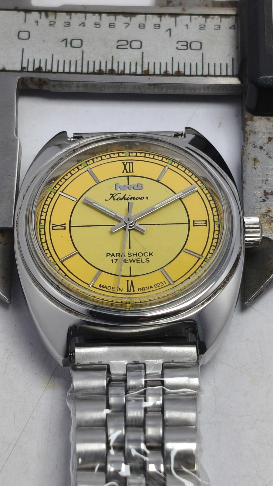 HMT Kohinoor 17J Hand Winding Wrist Watch For Men’s In Working Condition