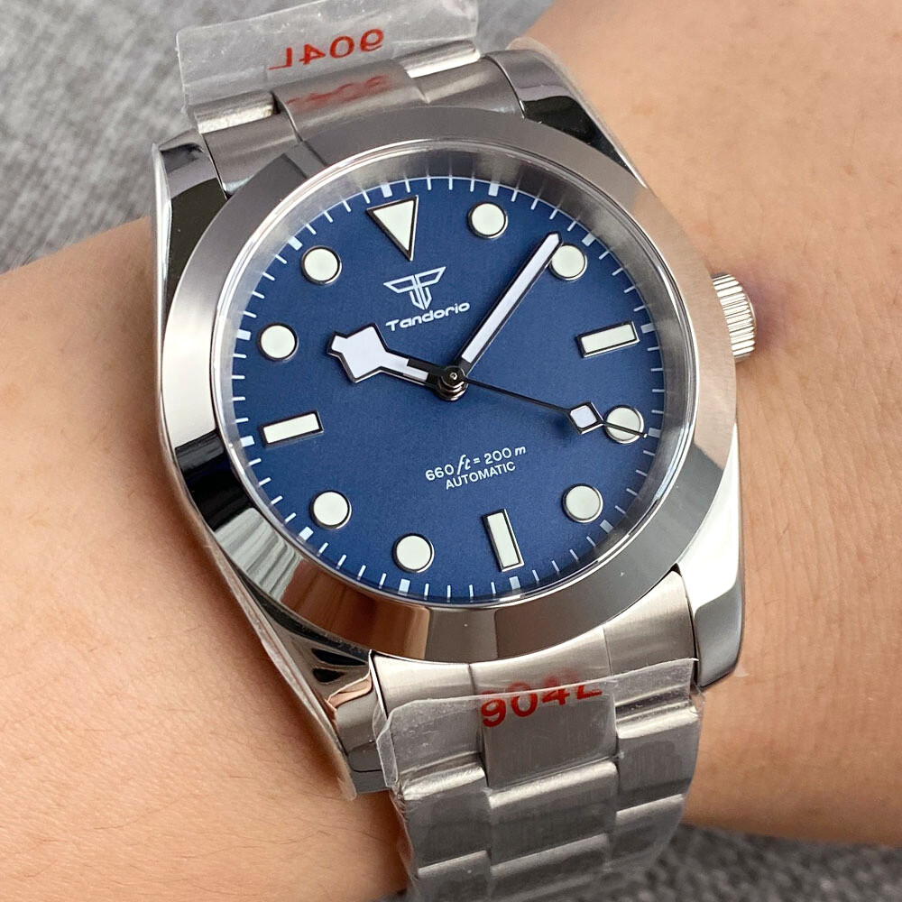 Luminous 36mm/39mm Tandorio Sapphire Glass Polished NH35 Automatic Men’s Watch