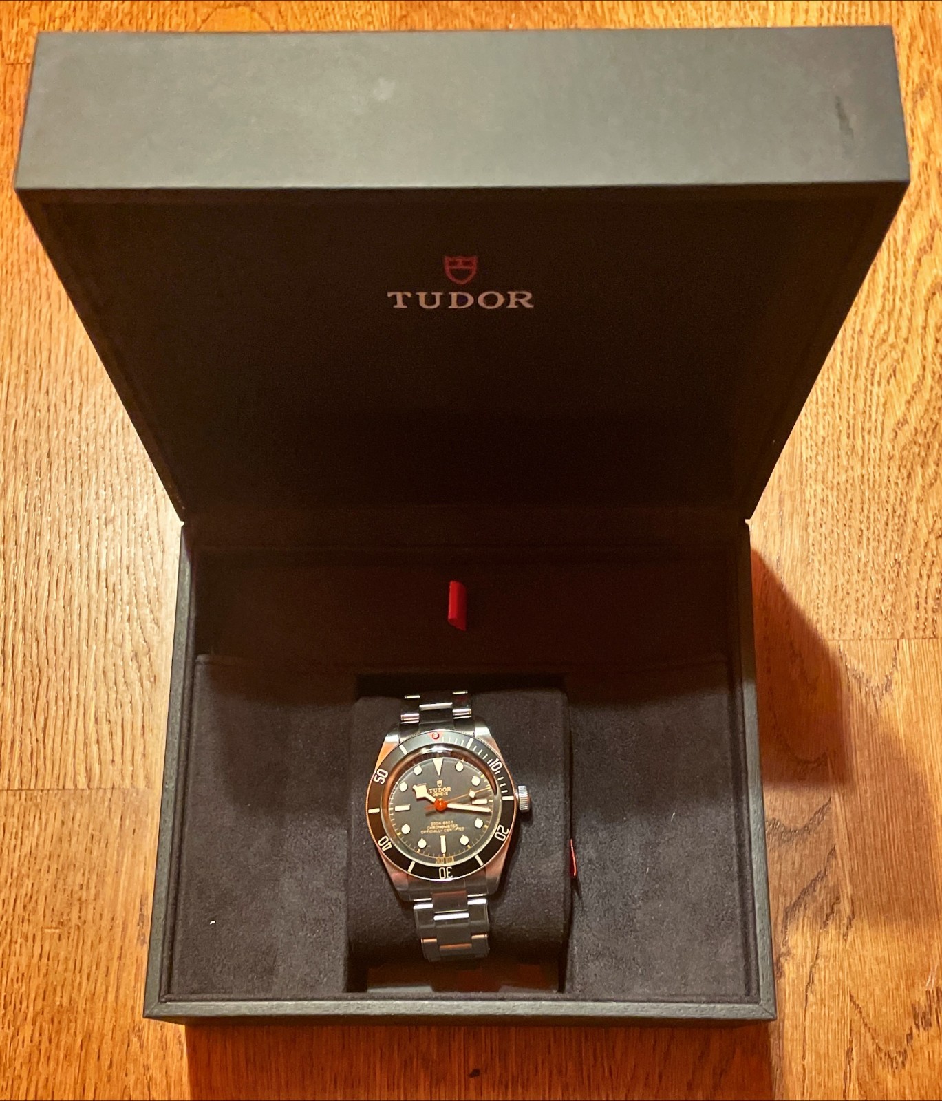 TUDOR Black Bay Men’s Black Watch- Hardly Worn, Contains Extra Bracelet Links