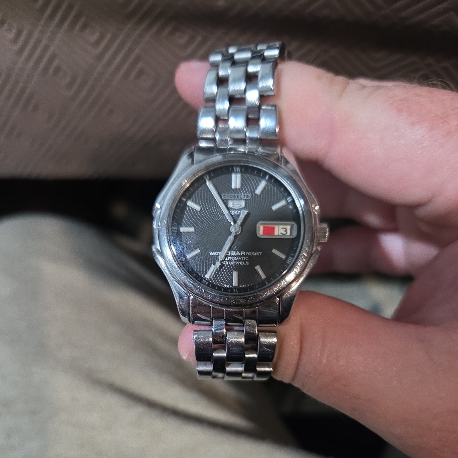 Vintage Seiko 5 Superior Automatic 7S36-0030 | Whirlpool Dial | 23 Jewels | Rare