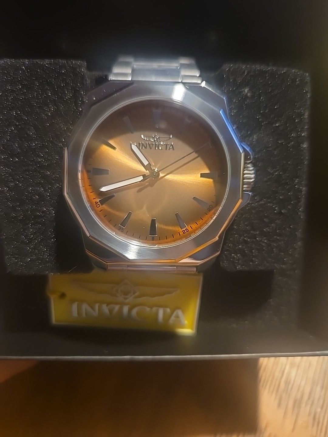 Invicta Men’s 50988 Speedway Bronze Dial Stainless Steel Bracelet