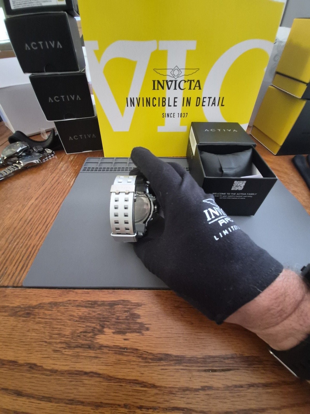 Activa by Invicta Digital Unisex Watch 50mm Silver ACW8082-025