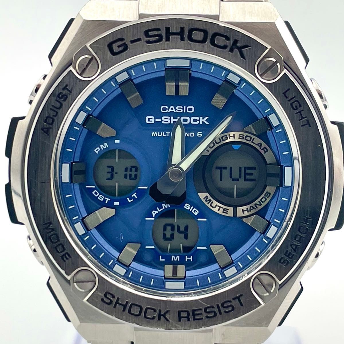 Rare Color CASIO G SHOCK wristwatch Blue GST W110D 2AJF Working