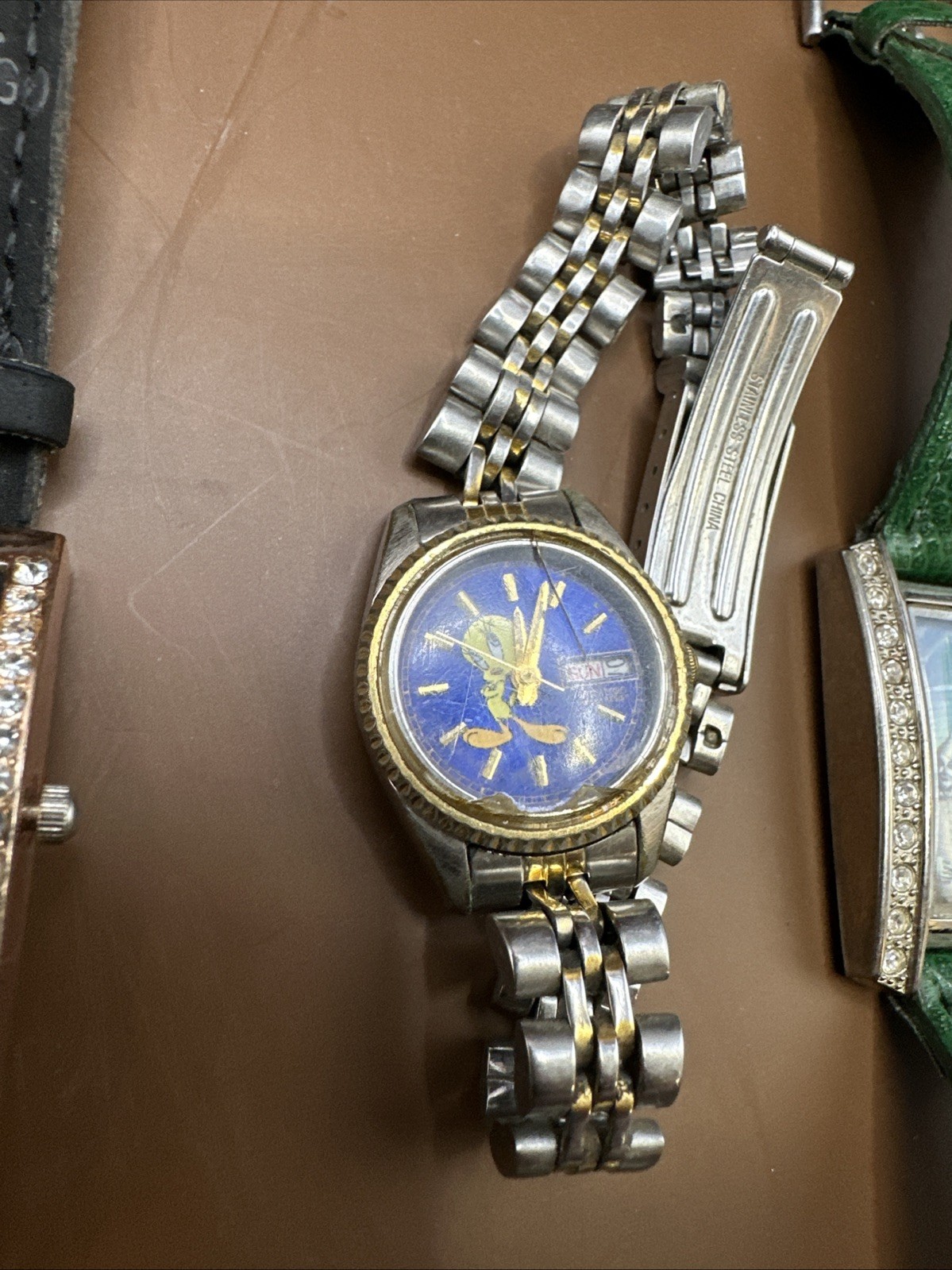 Assorted Watches Not Authenticated, Parts, Not Working. See Description.