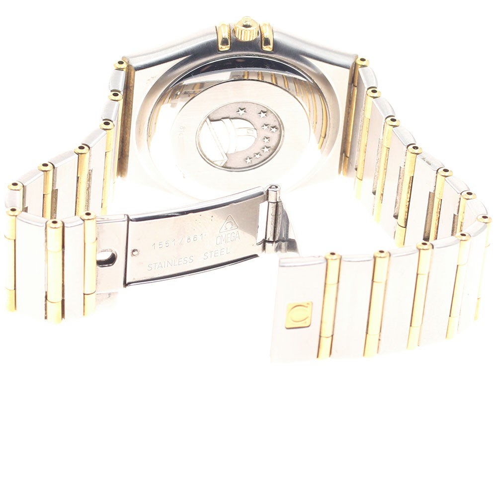 OMEGA Constellation 1202.15 YG2 tone 11P diamond full bar Automatic Men’s_947225