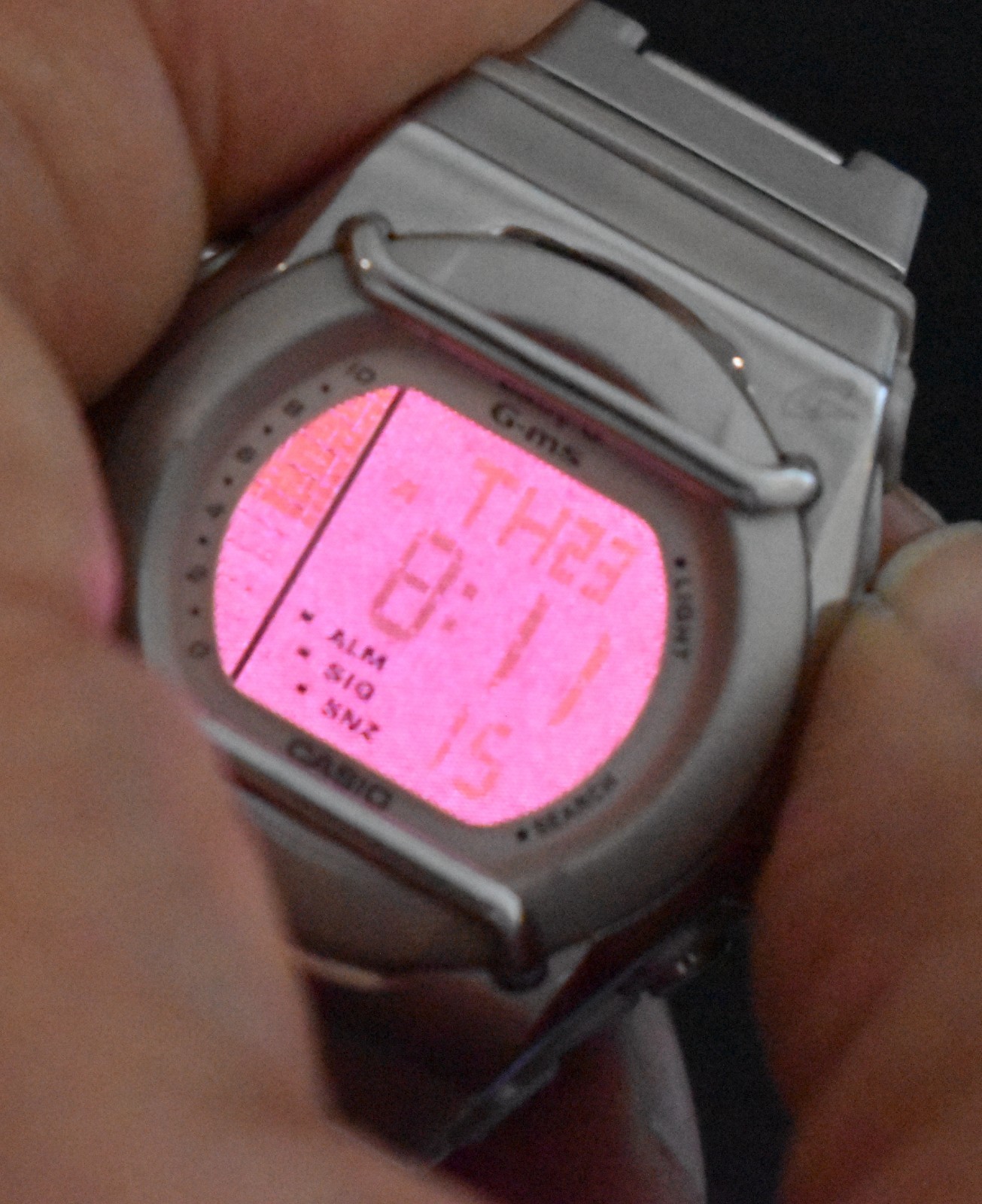 Y2K Casio Baby G G-MS MSG-160D 36mm Digital Watch LCD 10 Bar 2004