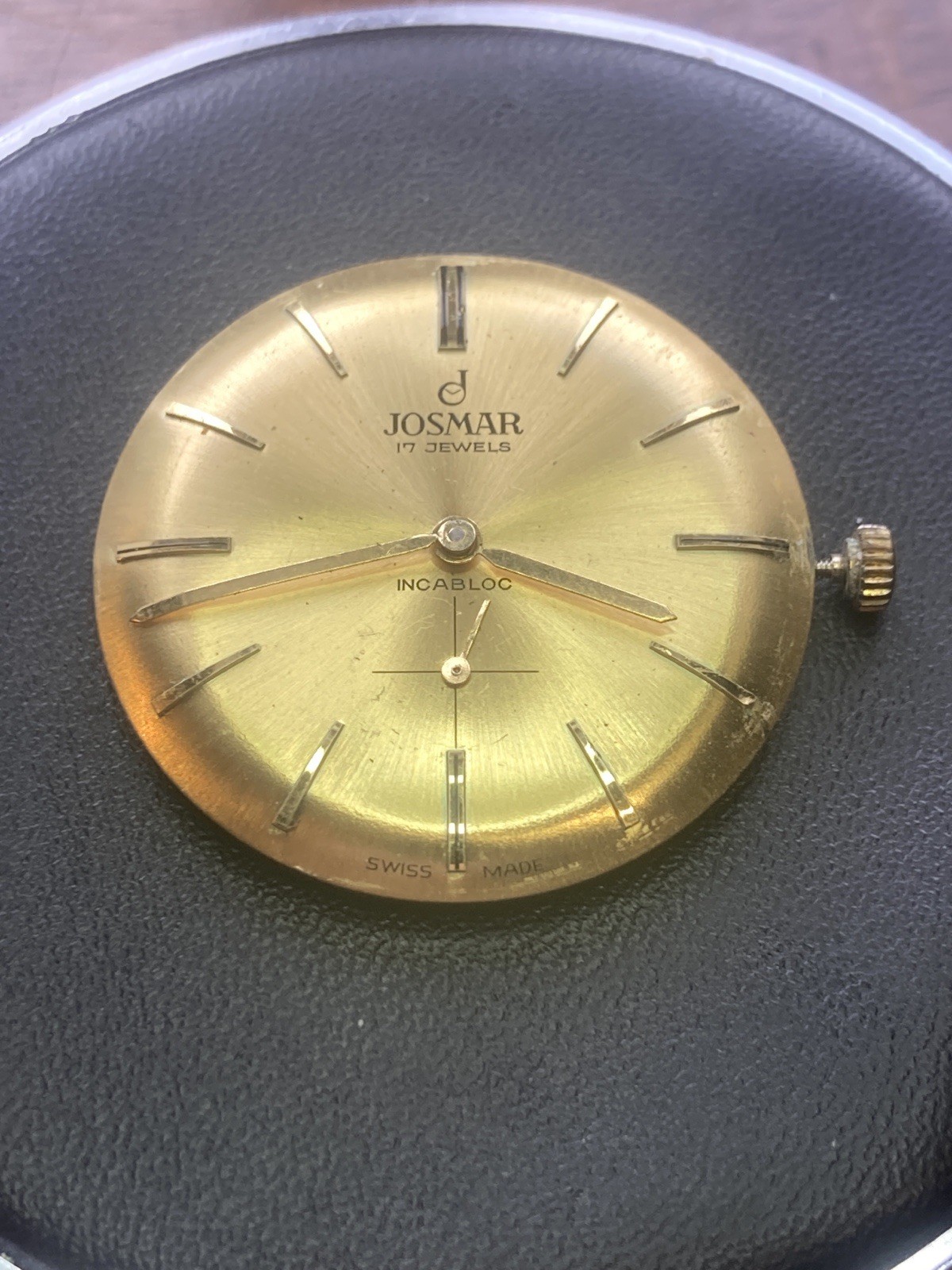 Vintage Men’s JOSMAR CUPILLARD French Watch, Cupillard 233-68 – Spares/Repairs
