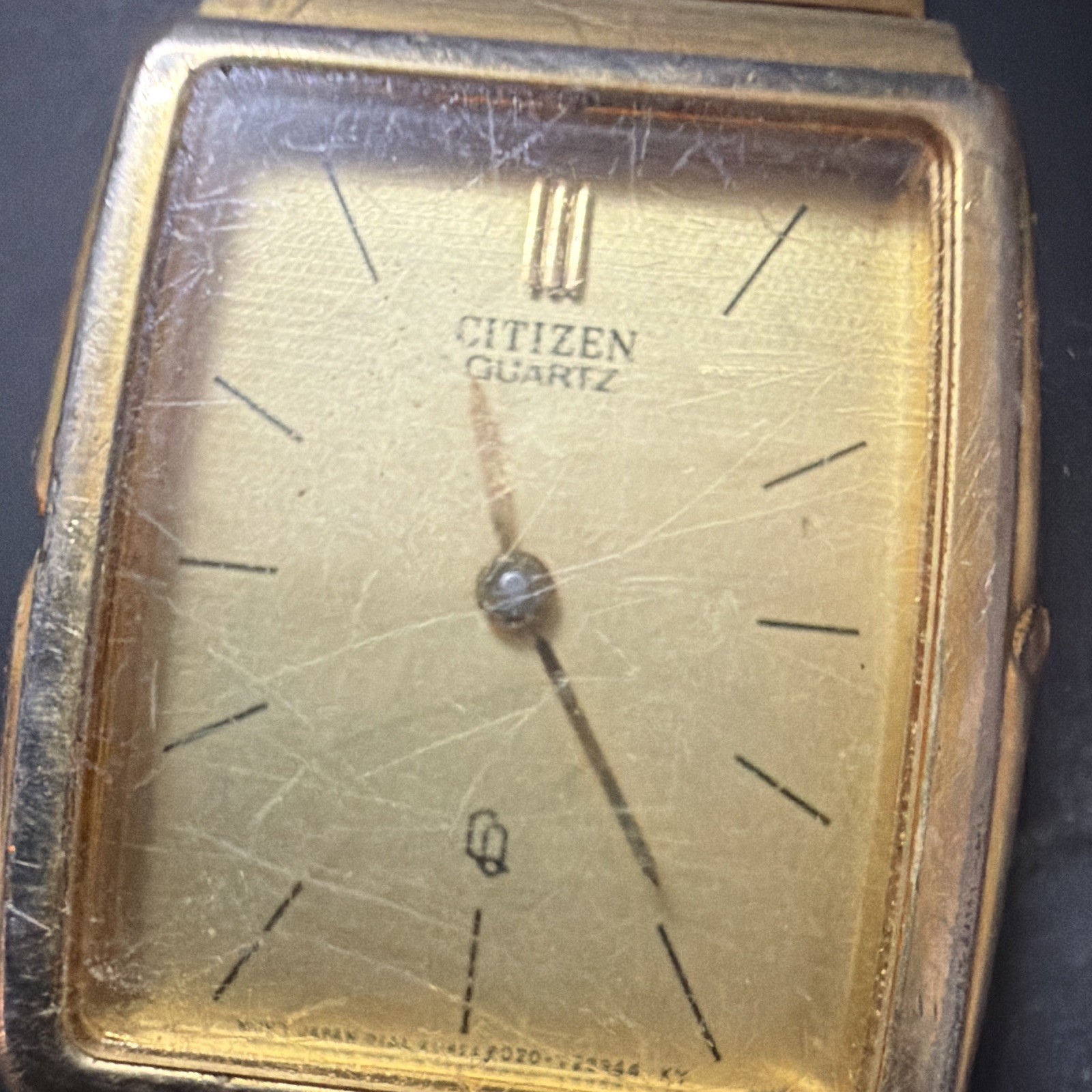 Vintage Citizen Men’s Watch One Diamond Stainless Steel K18078CKW