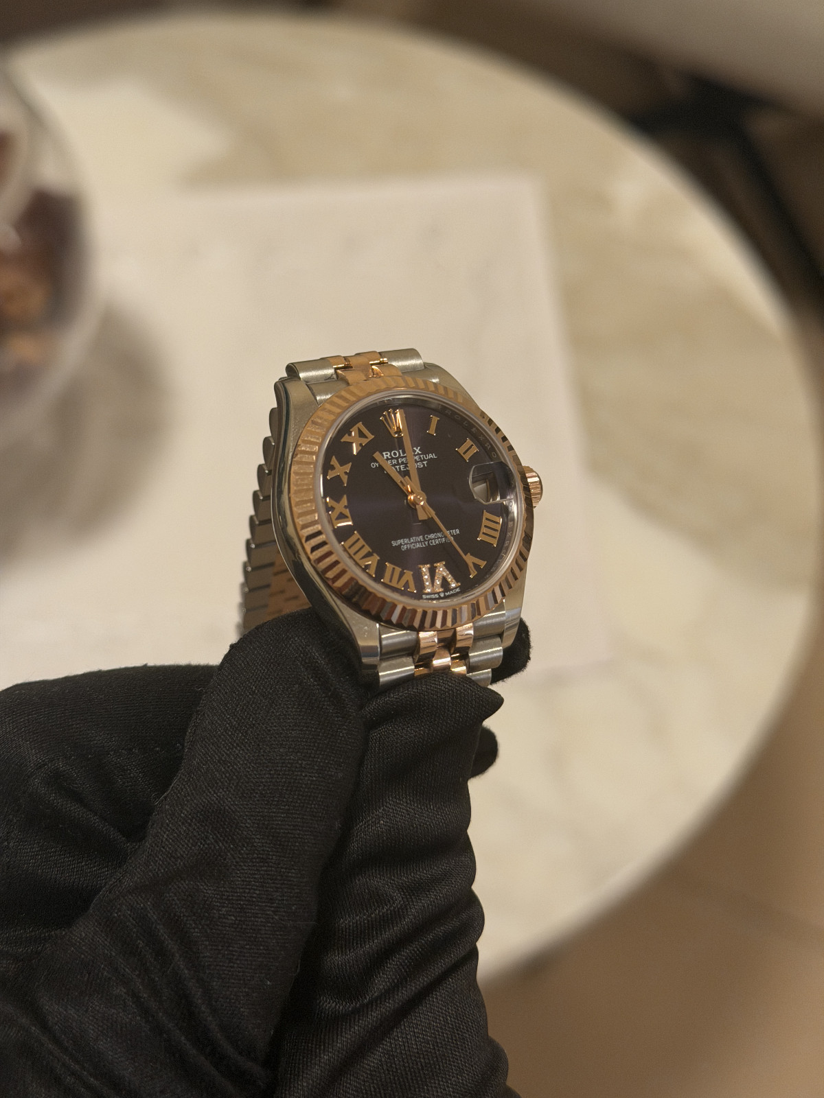 Rolex DateJust Aubergine VI Diamonds 2025 31MM