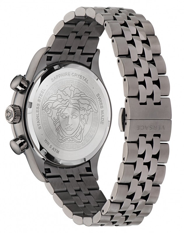 Versace Hellenyium Chronograph VE2U00722 Men’s Swiss Quartz Blue Dial Sapphire