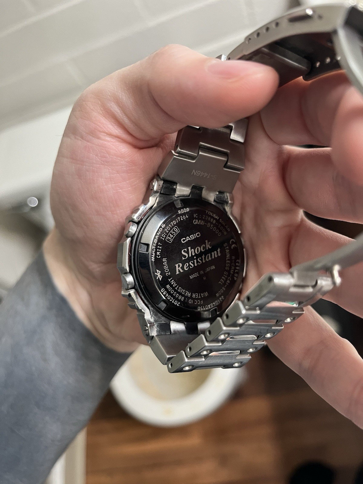 USED GMWB5000D-1, SMALL, Sized For 6 Inch Wrist, NO EXTRA LINKS, Casio G Shock