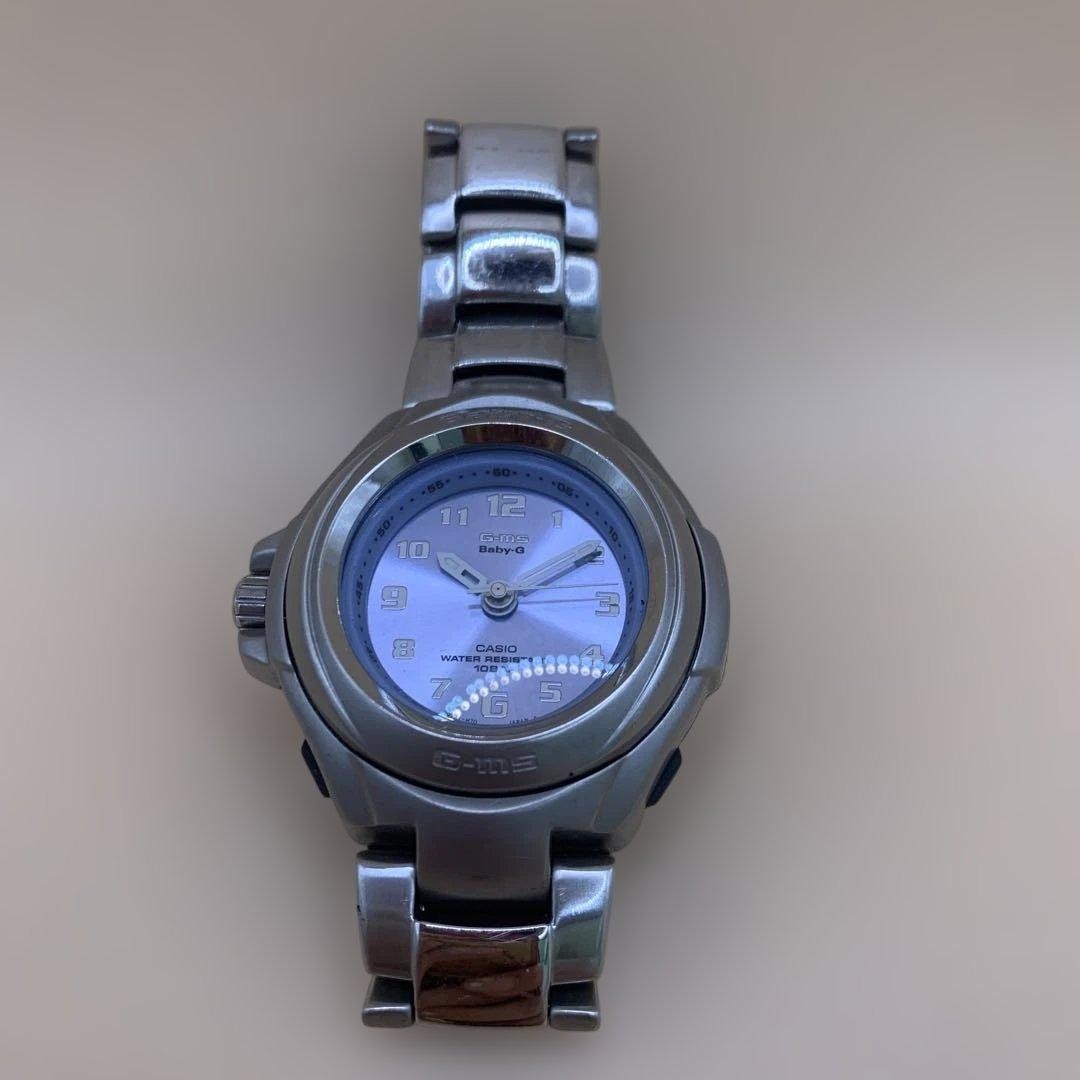 CASIO Baby-G MSG-501 Silver Watch G-MS