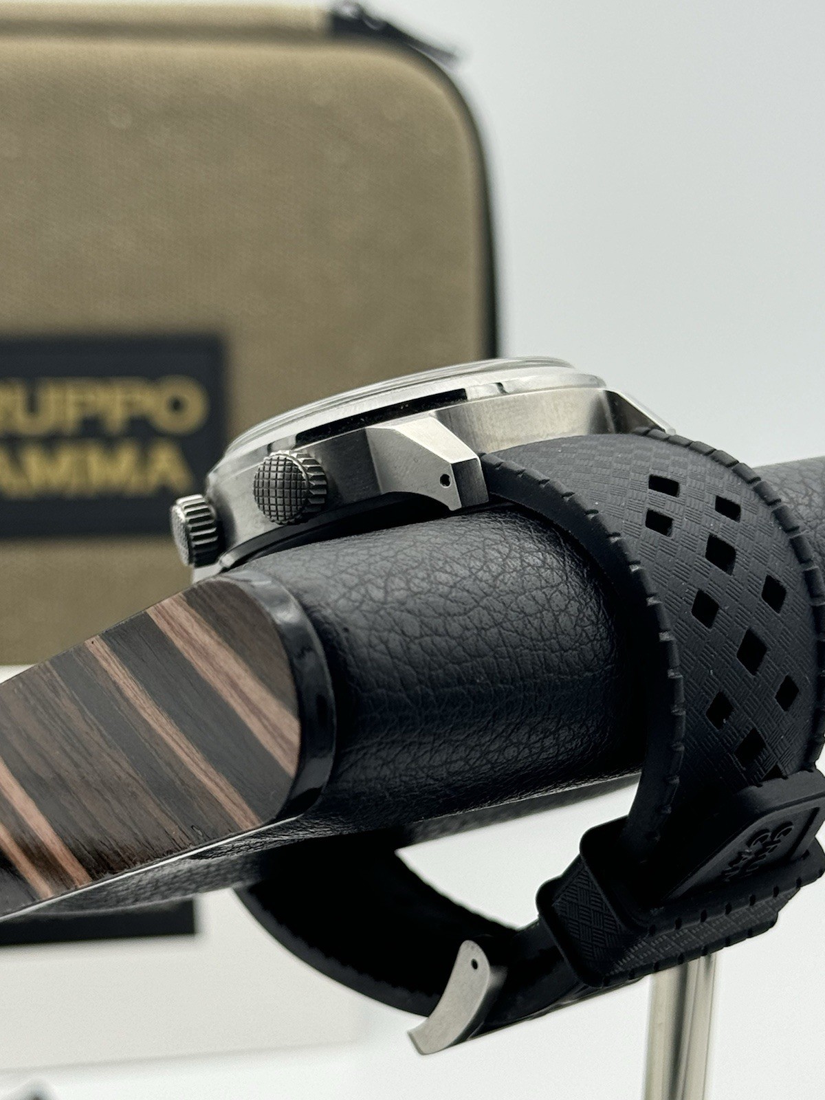 GRUPPO GAMMA CHRONONAUT LIMITED EDITION DW 2017 DIVERS WATCHES GROUP 42MM SWISS!