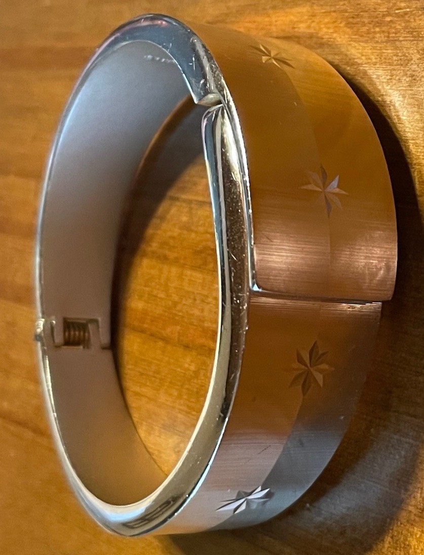 Ladies Peekaboo Watch Celestial Bangle Cuff RADIAL 17J W. Germany R. Gsell & Co.