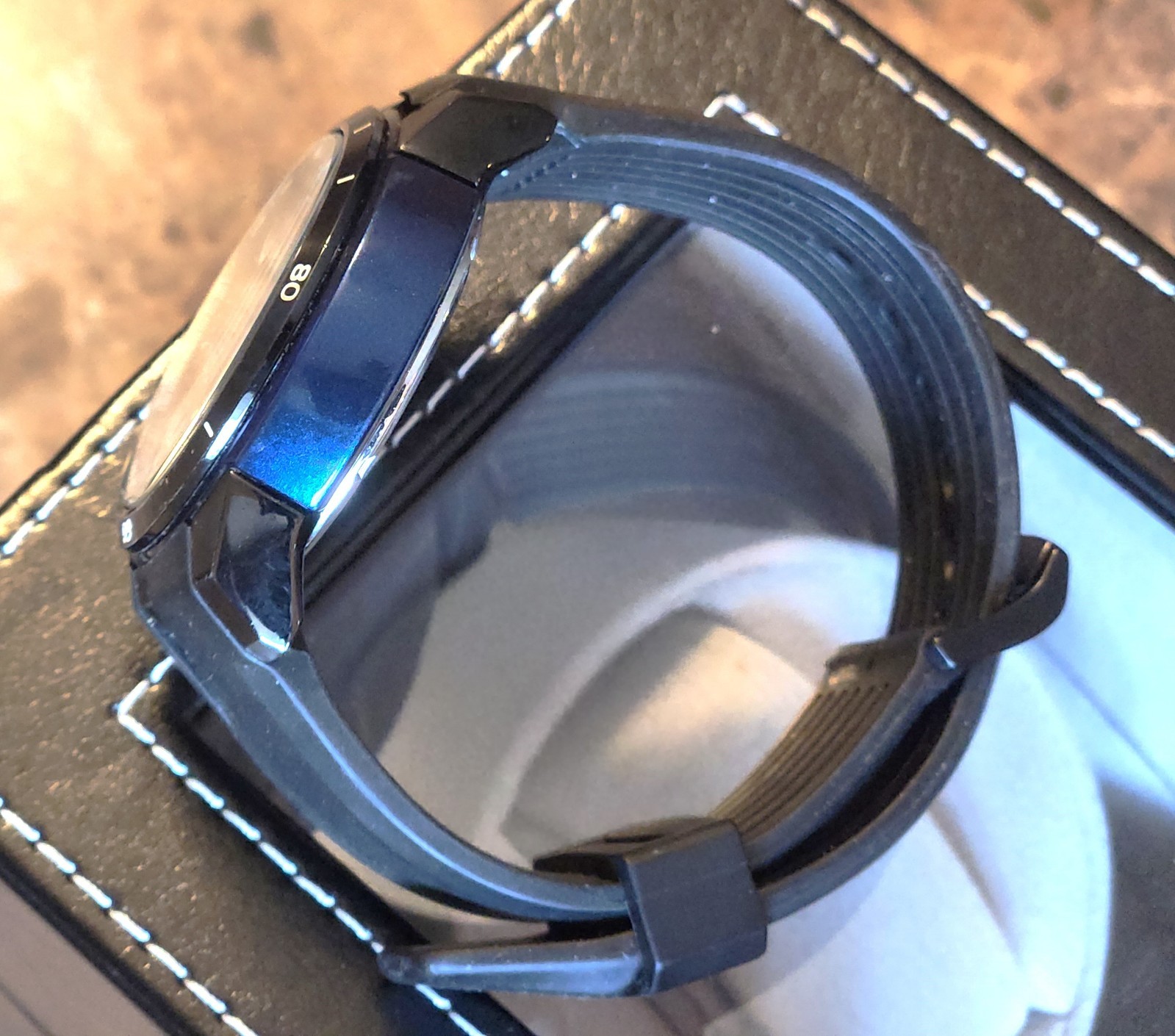 Citizen Men’s 48mm Blue Eco-Drive Chronograph Watch CA4155-12L – NICE SHAPE!