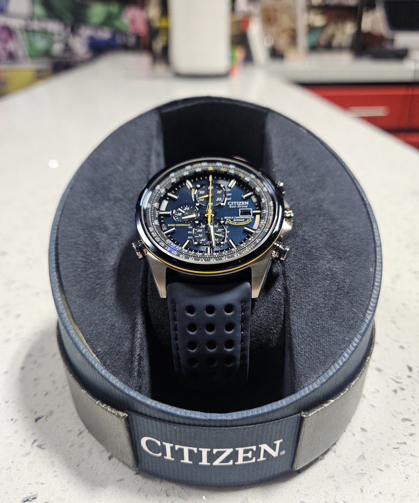 Citizen Eco Drive Blue Angels Blue Men’s Watch – AT8020-03L
