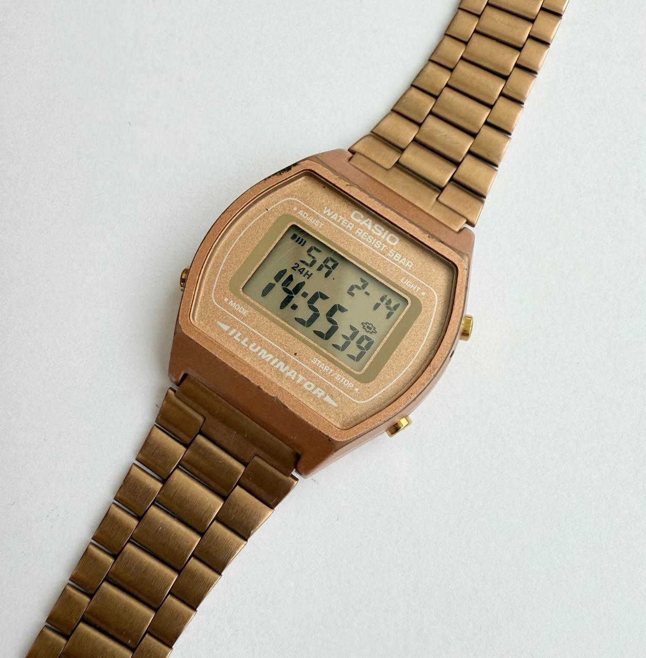 Casio Illuminator Rose Gold Men’s Watch – B640WC-5A