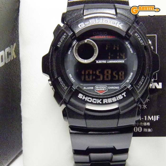CASIO G SHOCK G 2000BM 1MJF G RAVEN Stainless Steel Case Screw Back Model Item