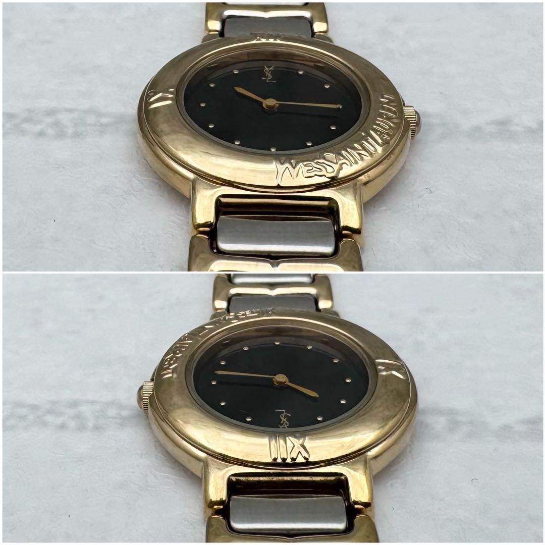Yves Saint Laurent 2200-229789Y Black Dial Bracelet Watch Quartz Ladies