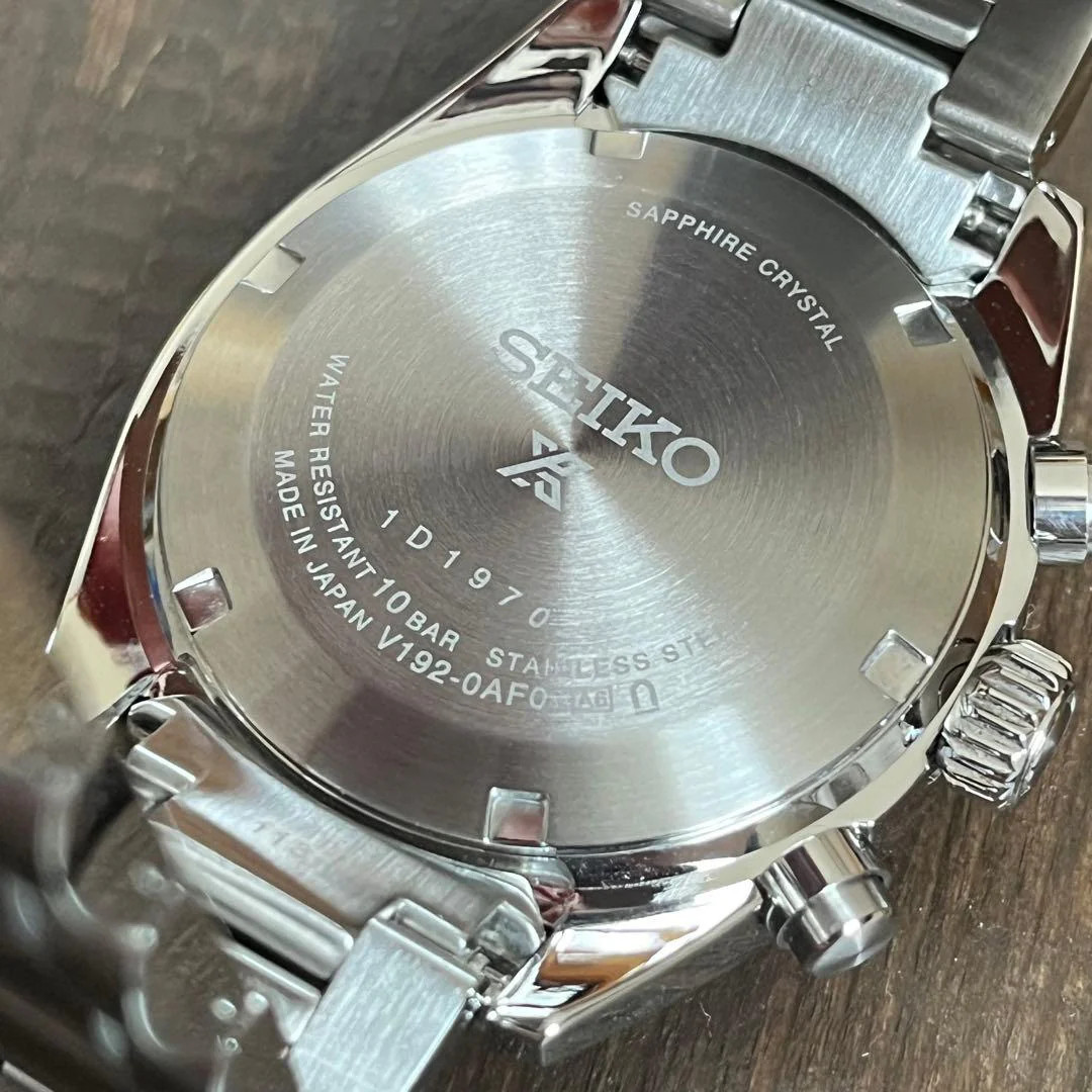 SEIKO Prospex Speedtimer SBDL085 Solar Chronograph Stainless Steel 1.54in Watch