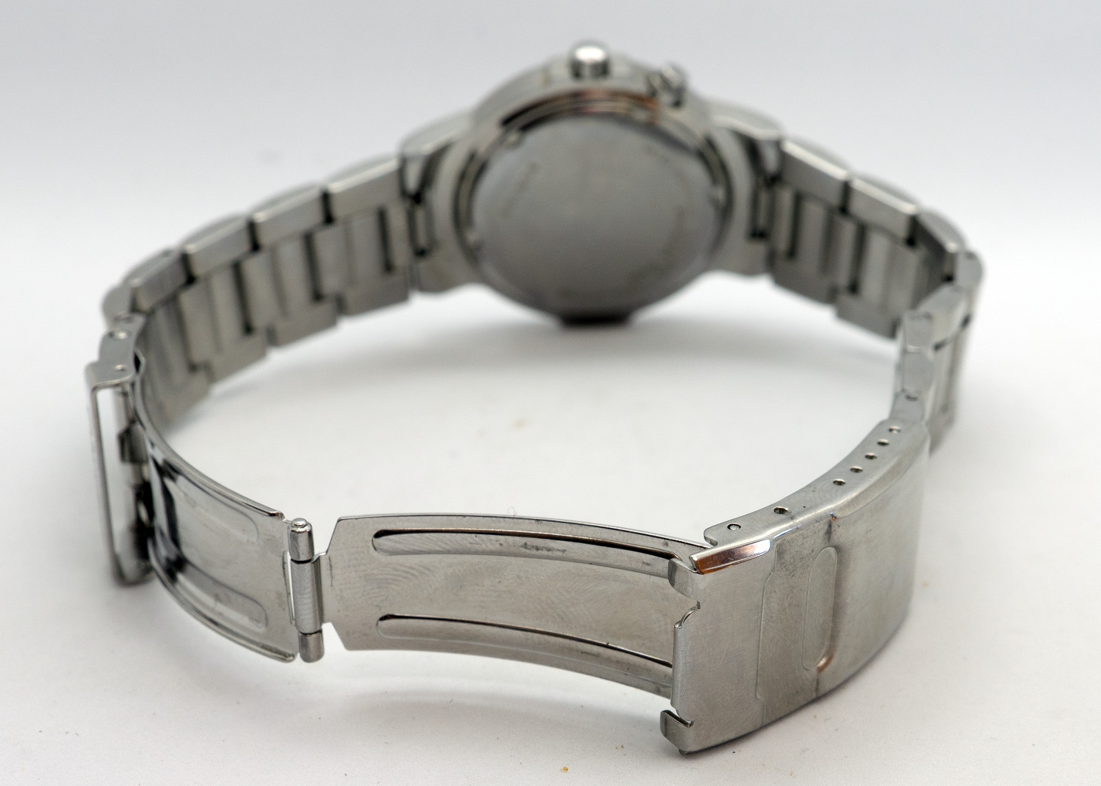 Seiko Kinetic 5M43-0E90 Silver Sunburst Day-Date | New Capacitor & Crystal