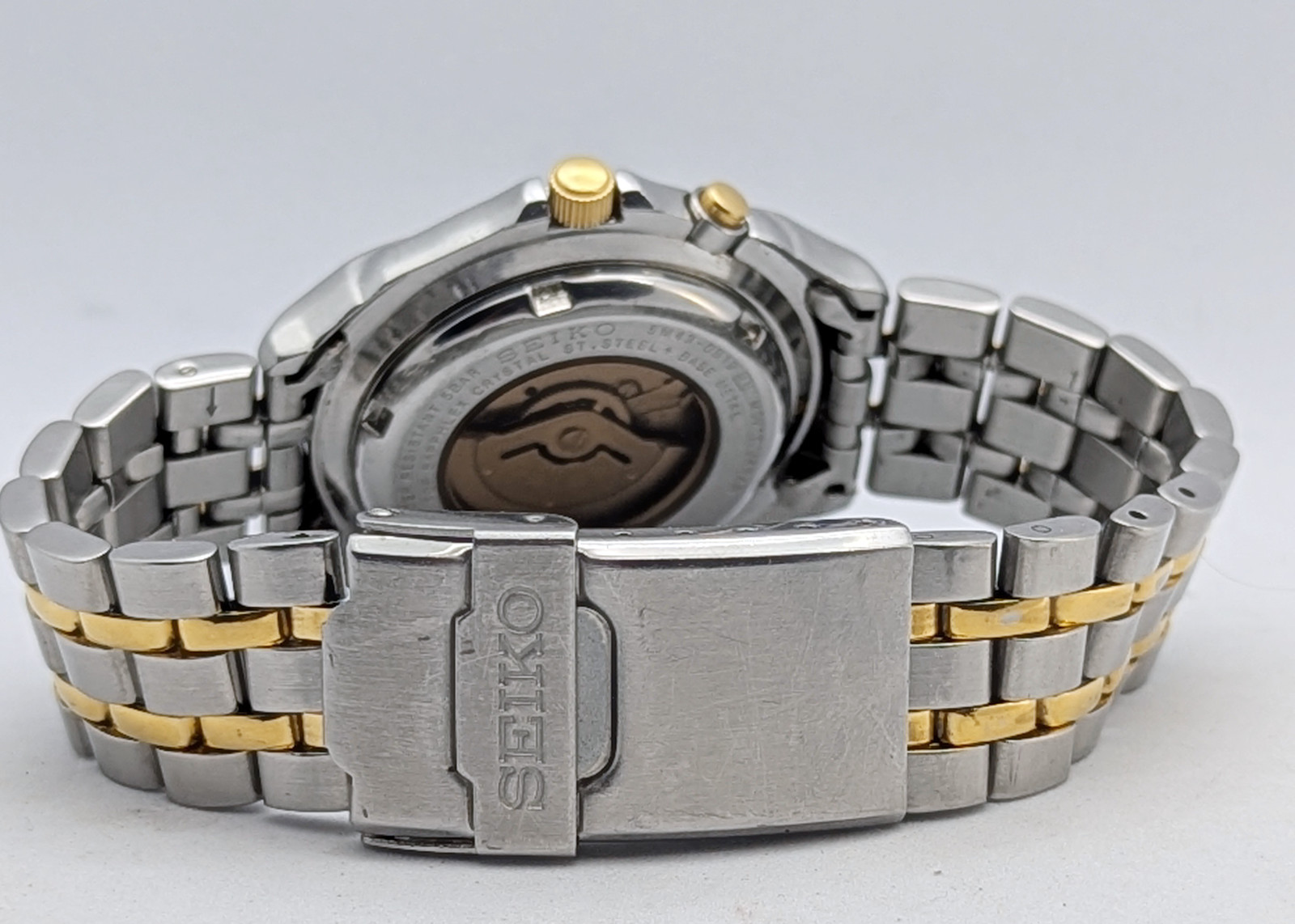 Seiko Kinetic Sports 50 5M43-0B19 Lumibrite Day Date | New Capacitor