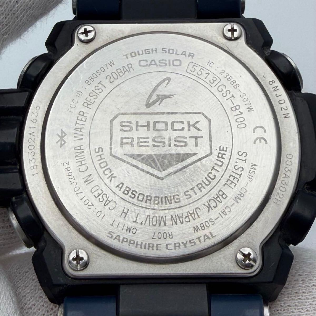 [Operation] CASIO G-SHOCK G-STEEL Carbon Sapphire Glass Tough Solar Bluetooth