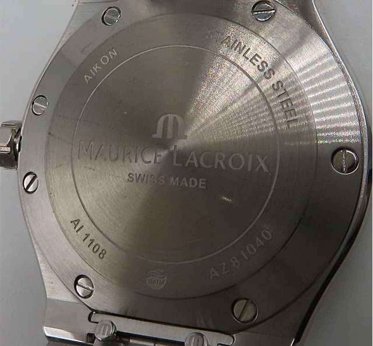 [B1N] Maurice Lacroix Aikon Quartz 40mm AI1108-SS002-430-1 Men Watch [z2w]