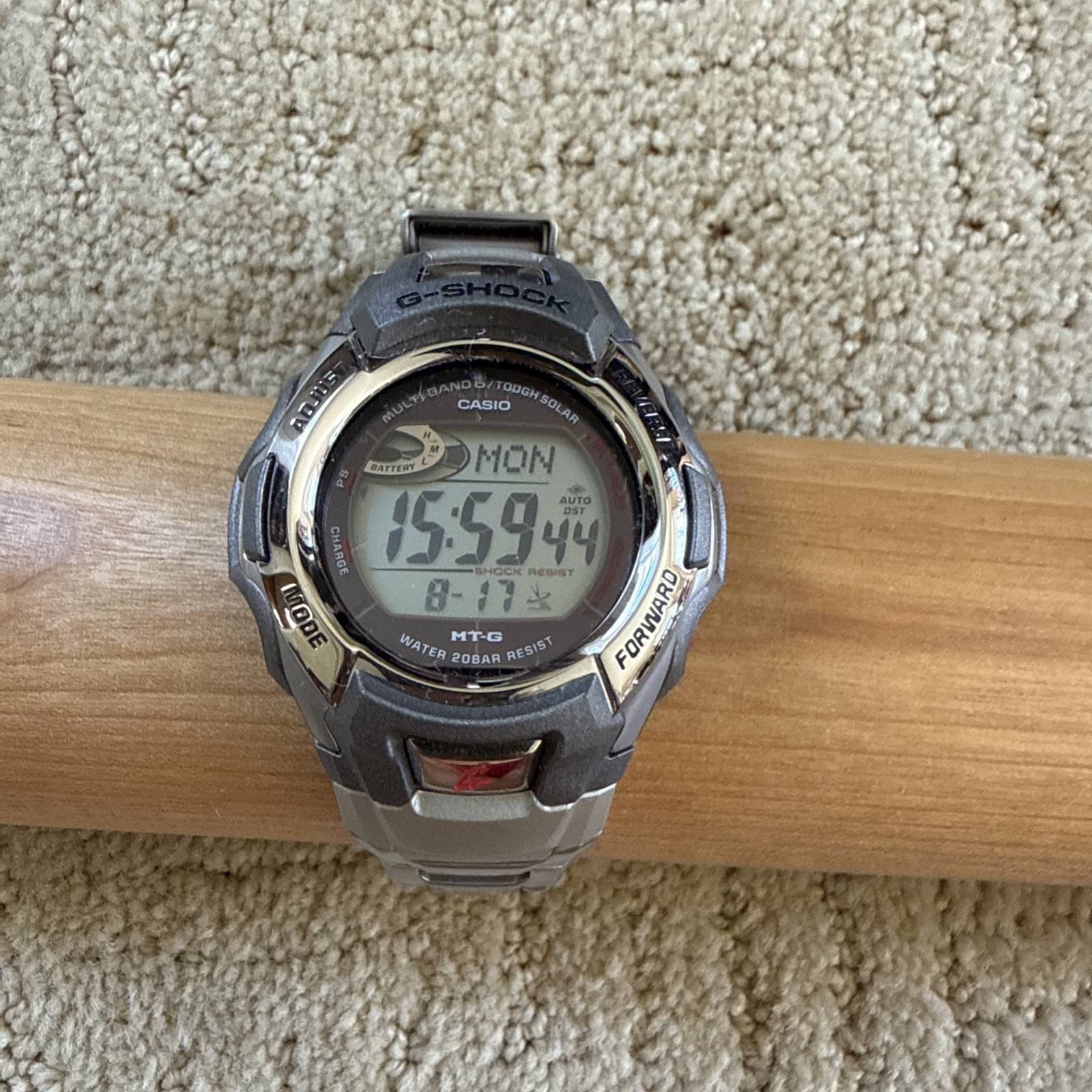 Casio G-Shock MTG-M900DA Heavy Duty Digital Watch plus bonus watch