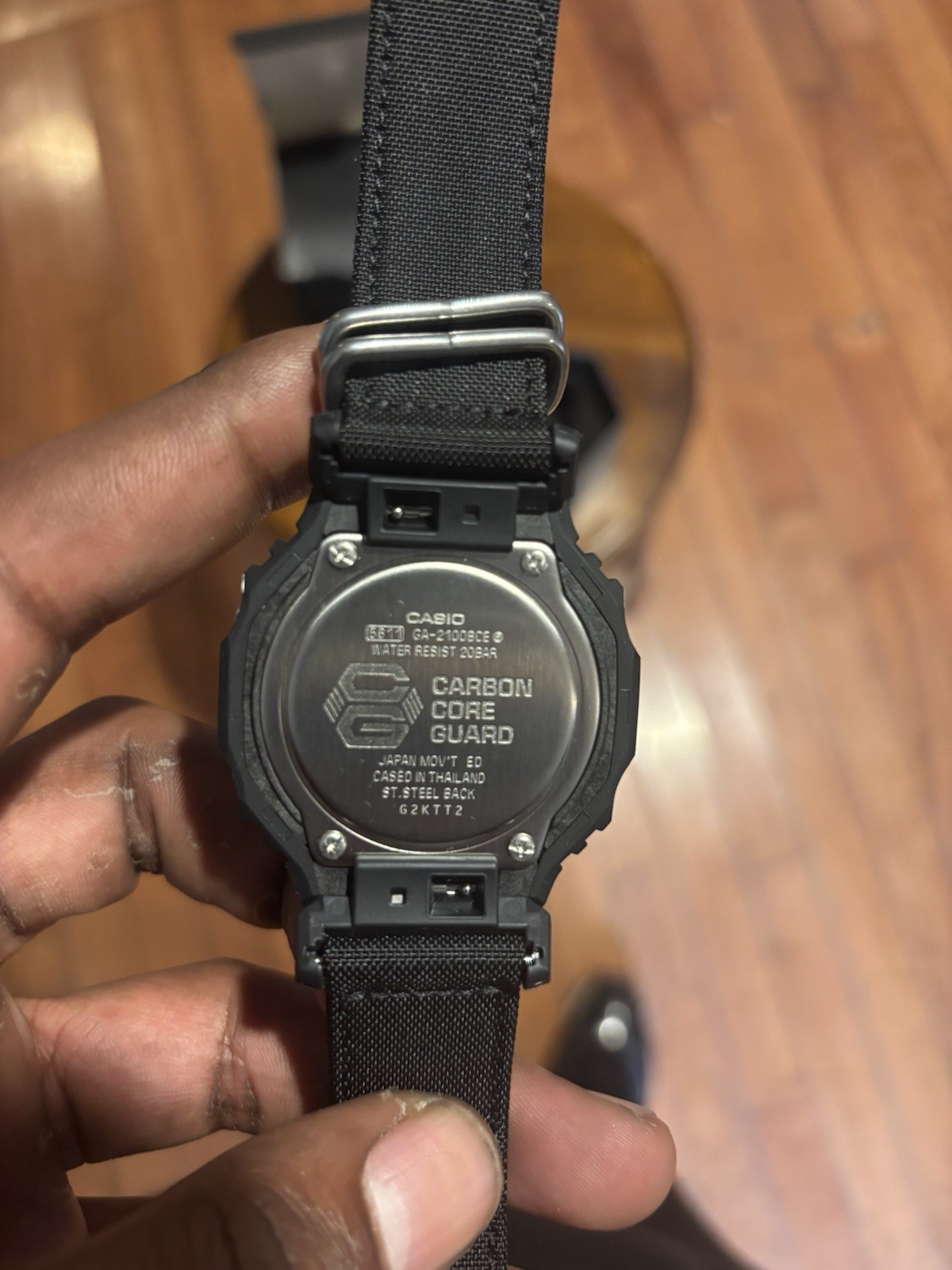Casio G-SHOCK GA-2100 Black Analog-Digital Shock-Resistant 200m Watch