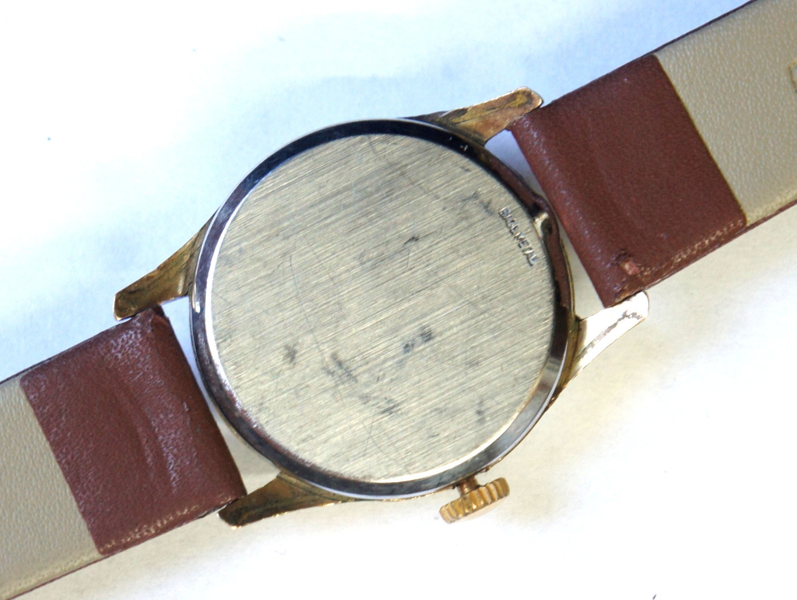 Rare Elgin Mechanical Watch Date Cal. 4/0s Grade 485 Gold Plated Case