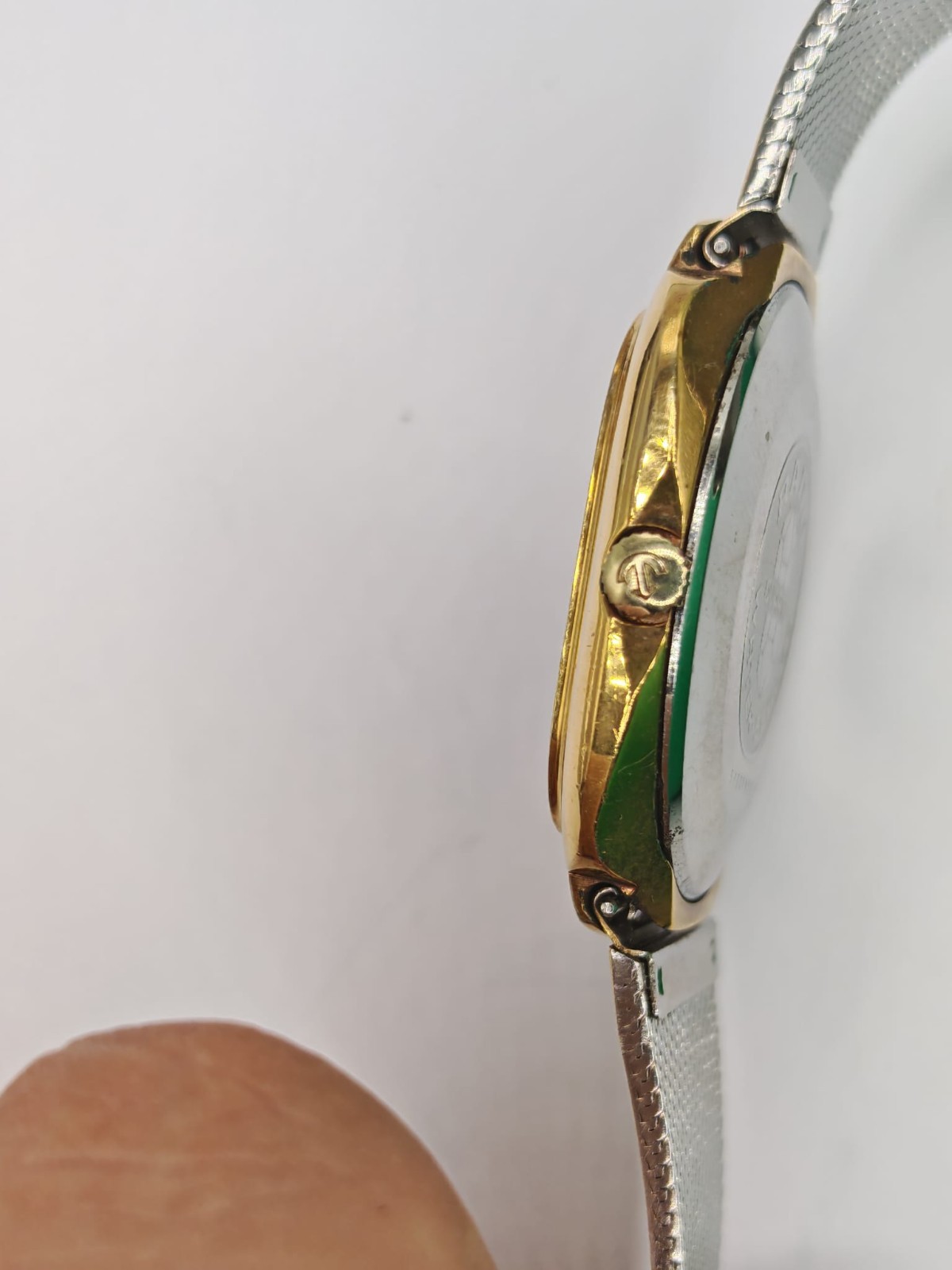 Vintage Rado Elegance Quartz Gold-Tone 36mm Watch Parts or Repair