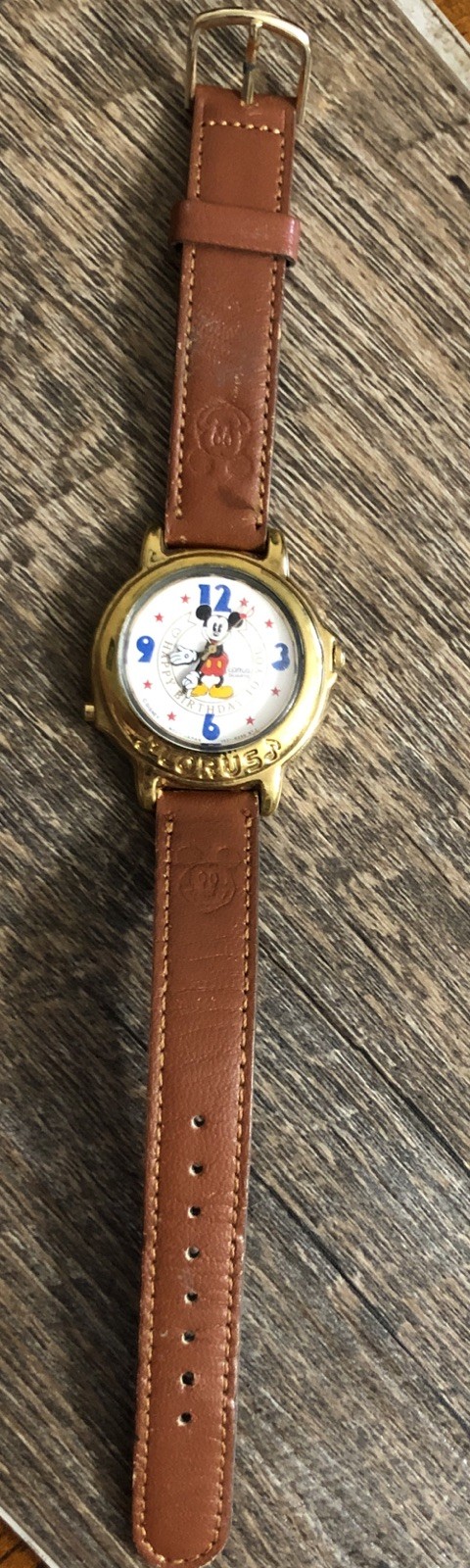 Lorus Mickey Mouse Melody Watch Happy Birthday To You DANCING SECOND HAND TR040