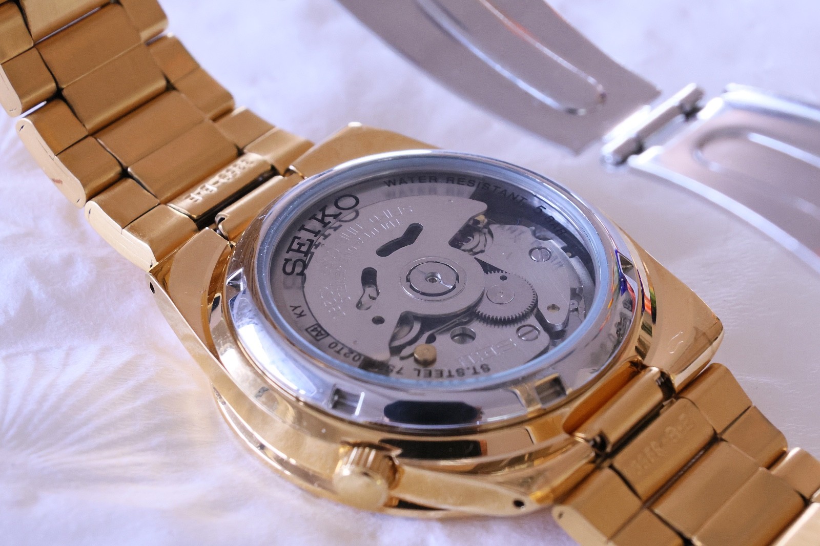SEIKO 5 Automatic SNKE06K1 Gold Men’s Analog Sport Watch