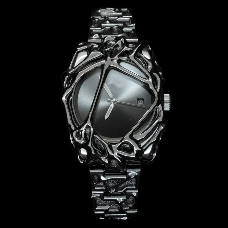 Mens Wristwatch Unique Special Shaped Designer Luxury Trendy Modern Fashion