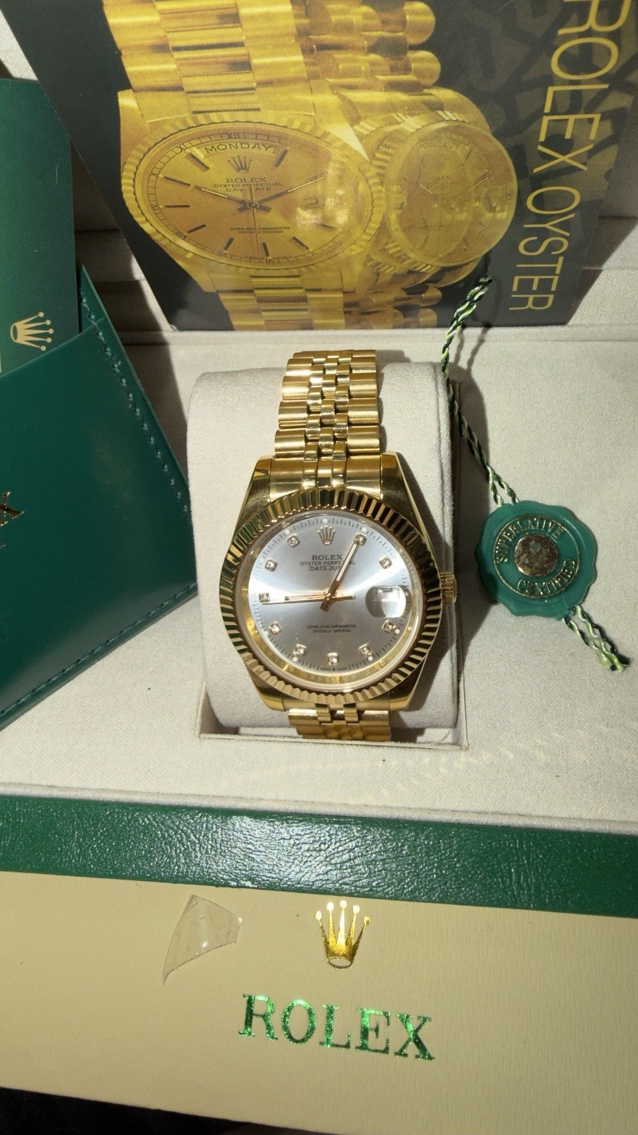 Rolex Oyster Perpetual Datejust Yellow Gold Please Read Description