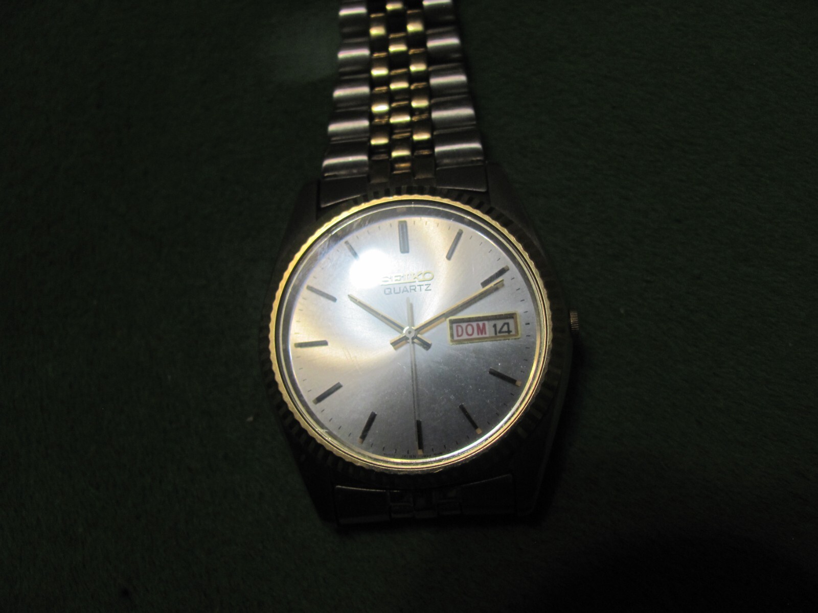 Vintage Seiko Men’s Quartz Watch 7N43-8111 MOV’T JAPAN 551178 w/ Tyson Food Box