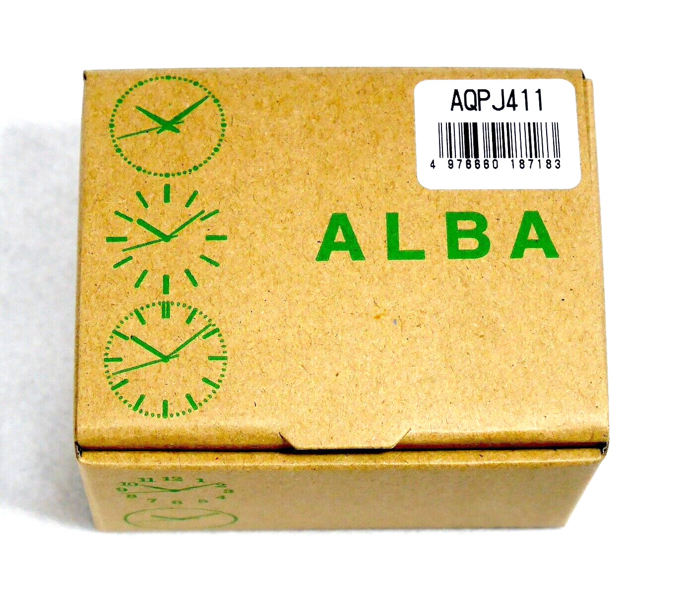 SEIKO ALBA Black DayDate Watch AQPJ411 Quartz Luminous Hands Urethane band New