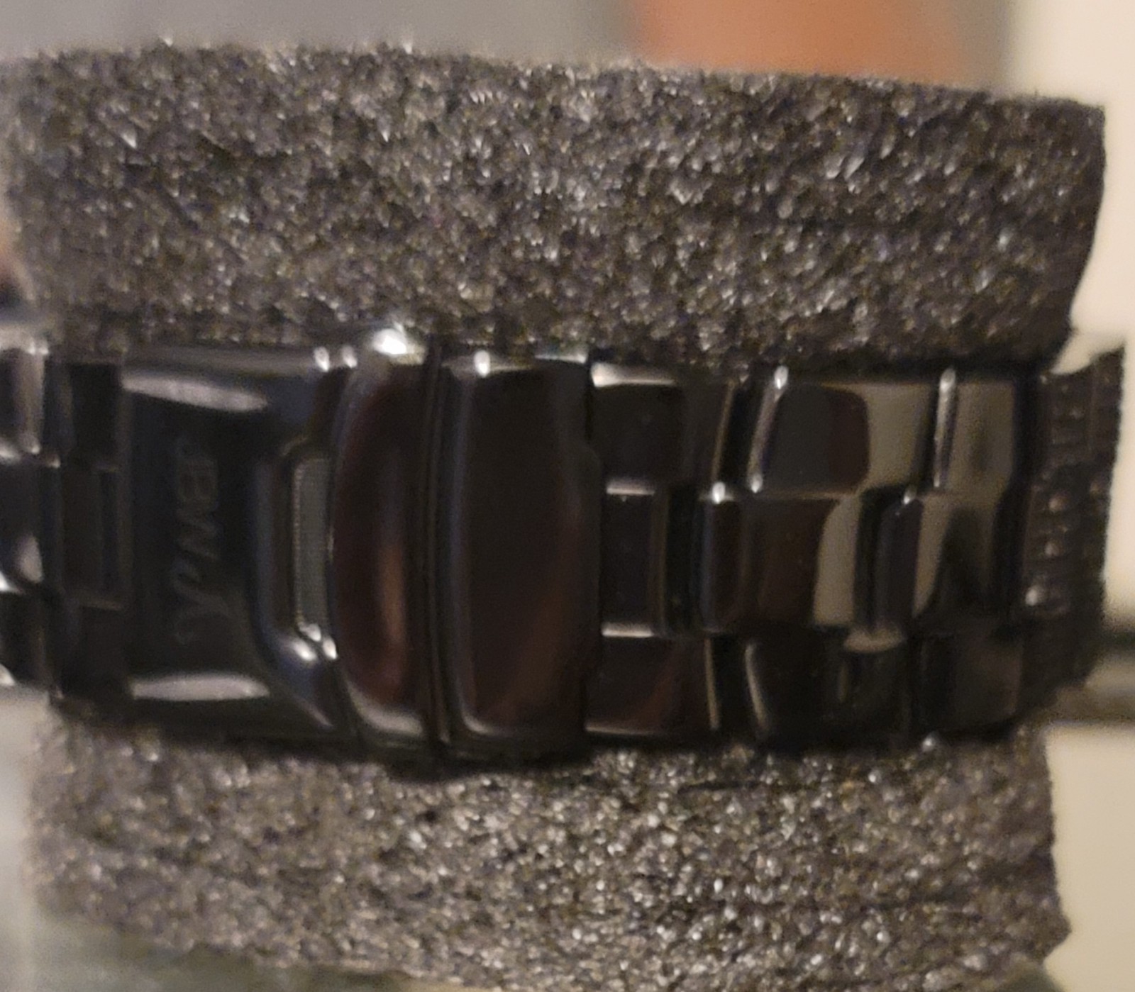 🏷JBW Jet Setter 234 Diamond & Crystal 50mm Watch Black Multiple Time-Zone